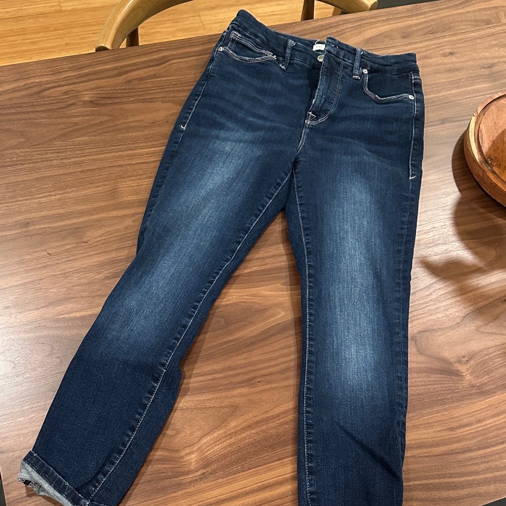 Good American Dark Blue Skinny Jeans